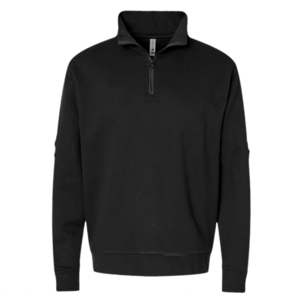 NWOT Next Level Apparel 1/4 Zip Pullover Fleece Men's 3XL